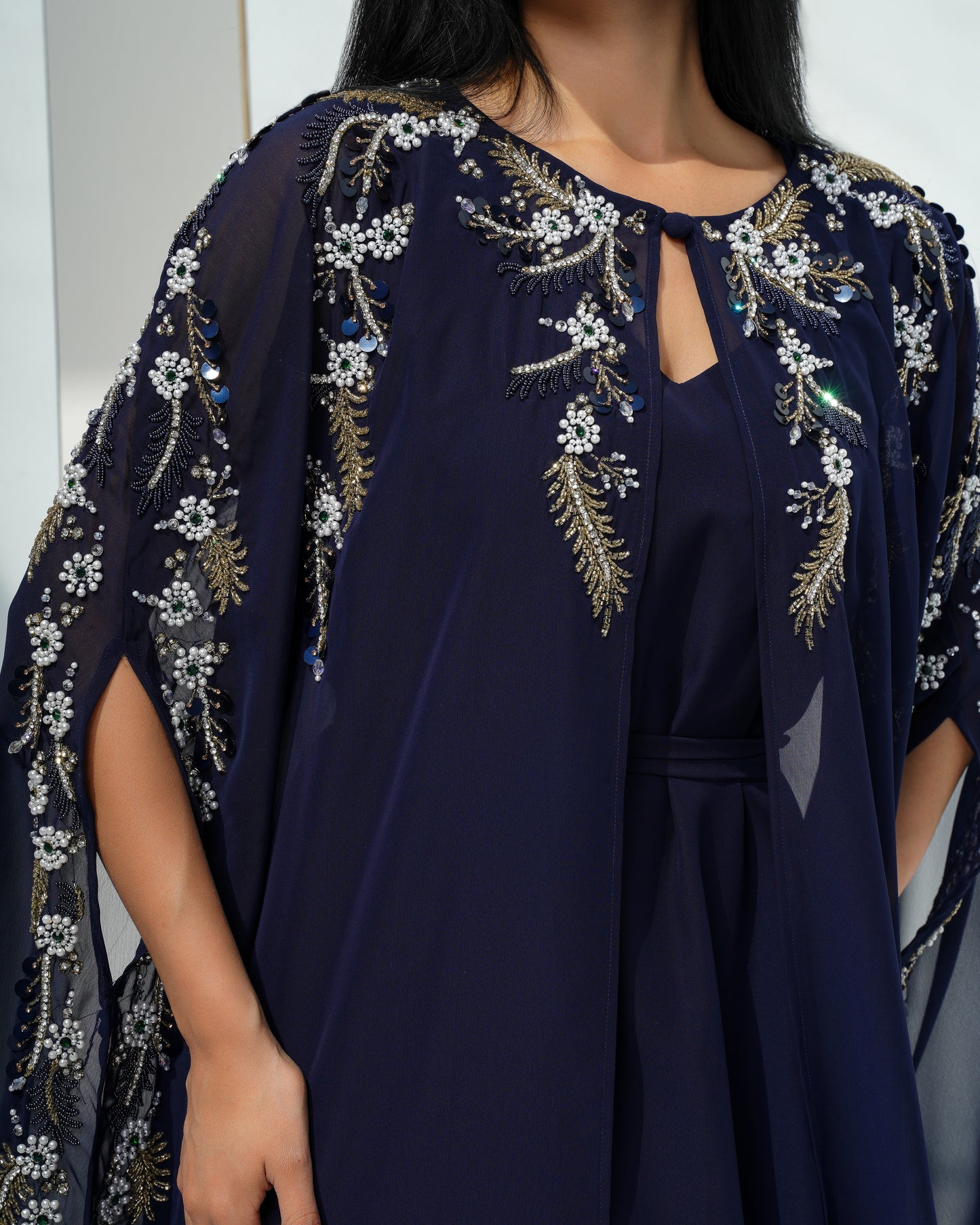 denim blue Louise kaftan