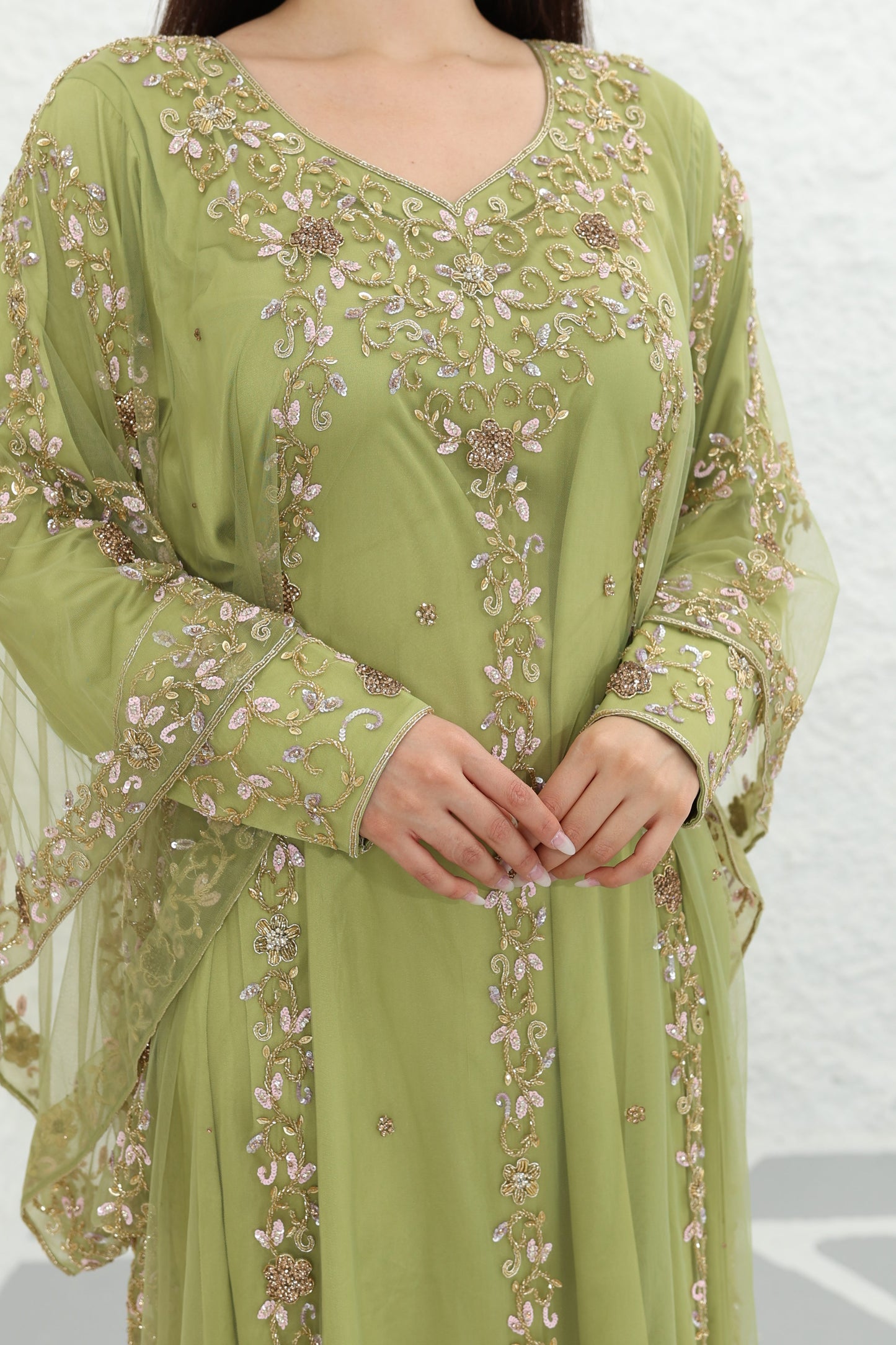 matcha green Ka-ah kaftan