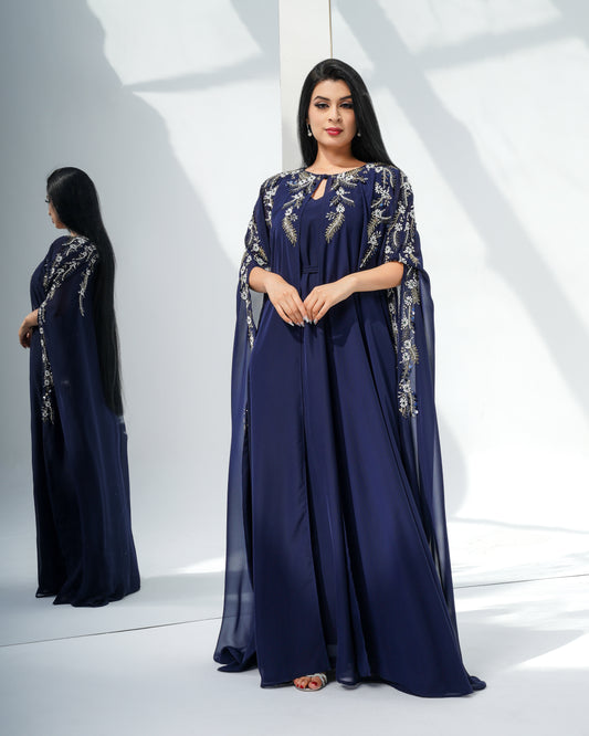 denim blue Louise kaftan