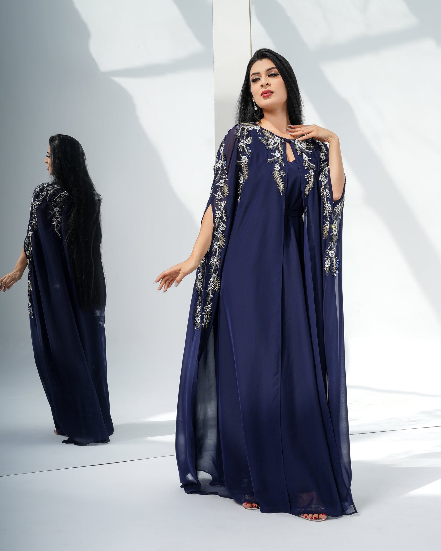 denim blue Louise kaftan