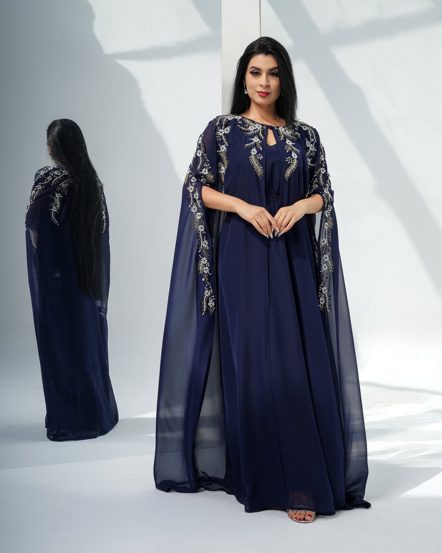 denim blue Louise kaftan
