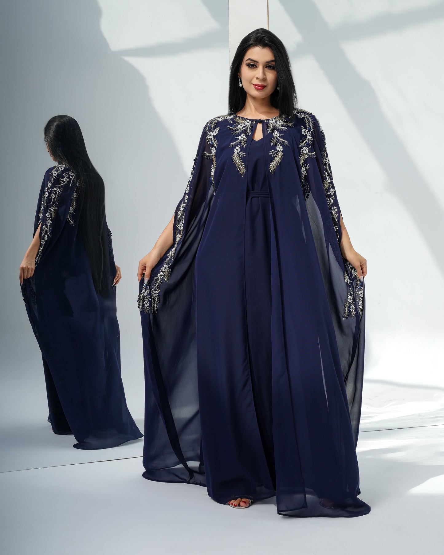denim blue Louise kaftan