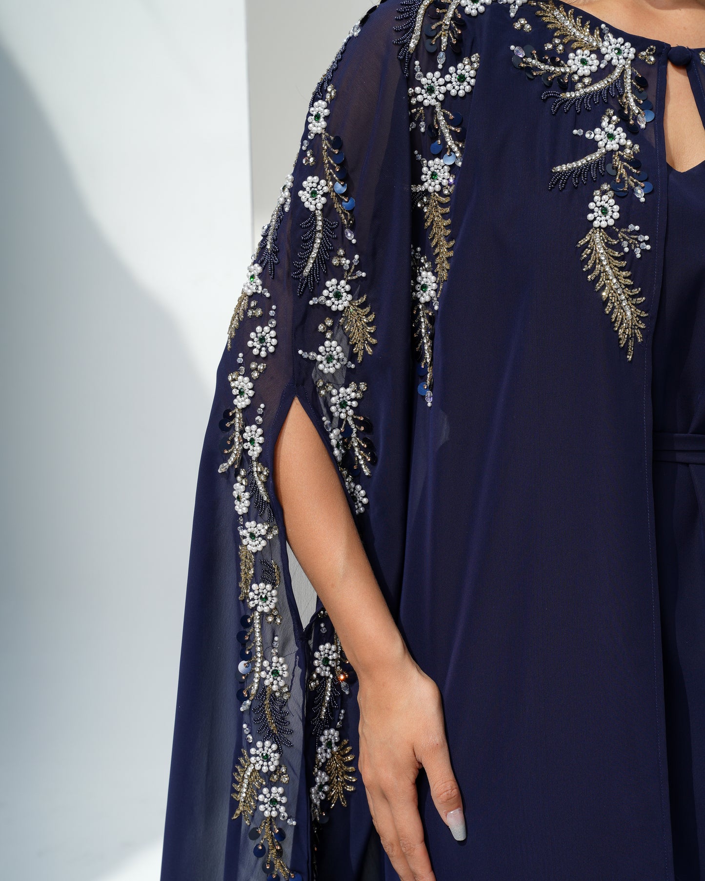 denim blue Louise kaftan