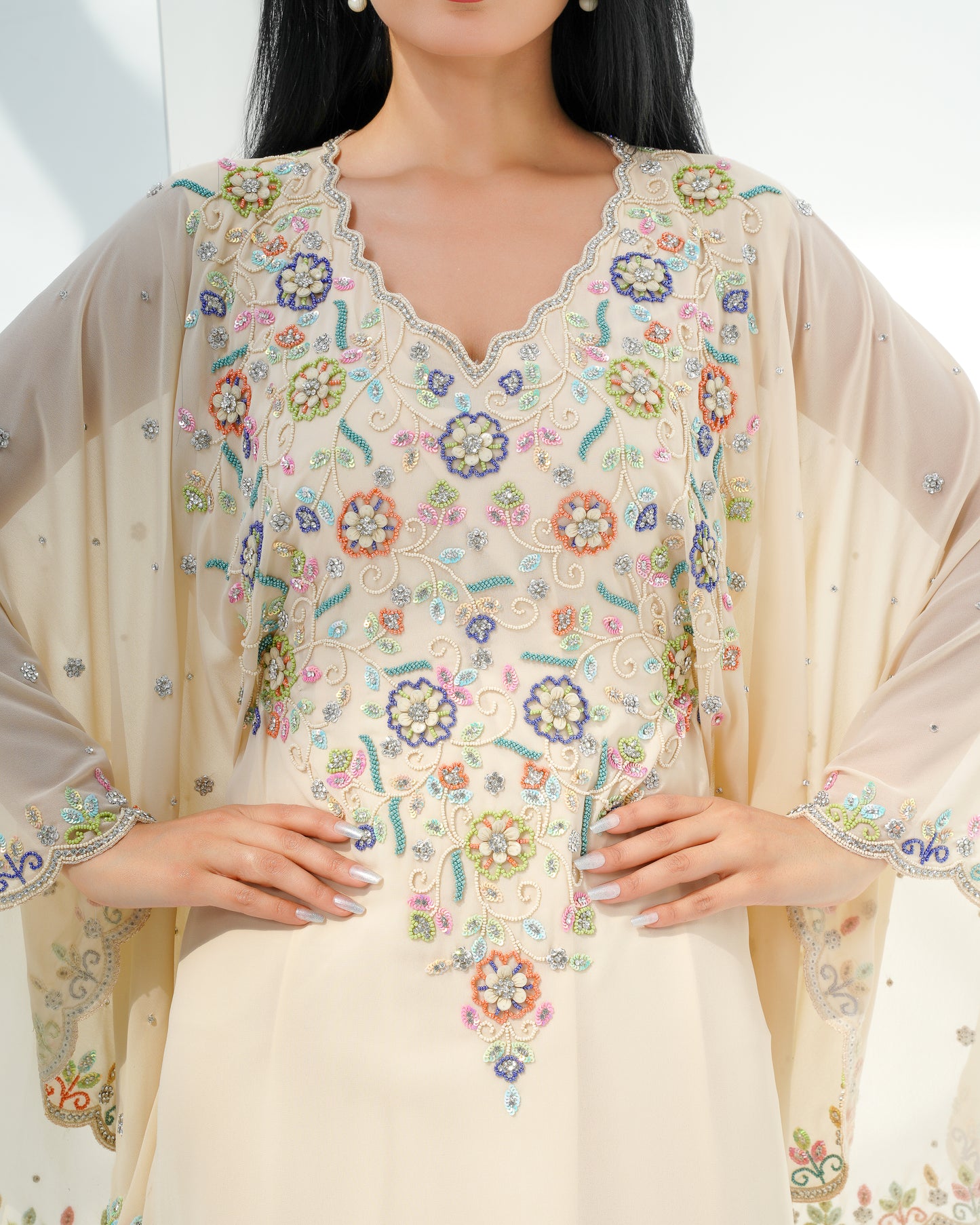 off-white Louise kaftan