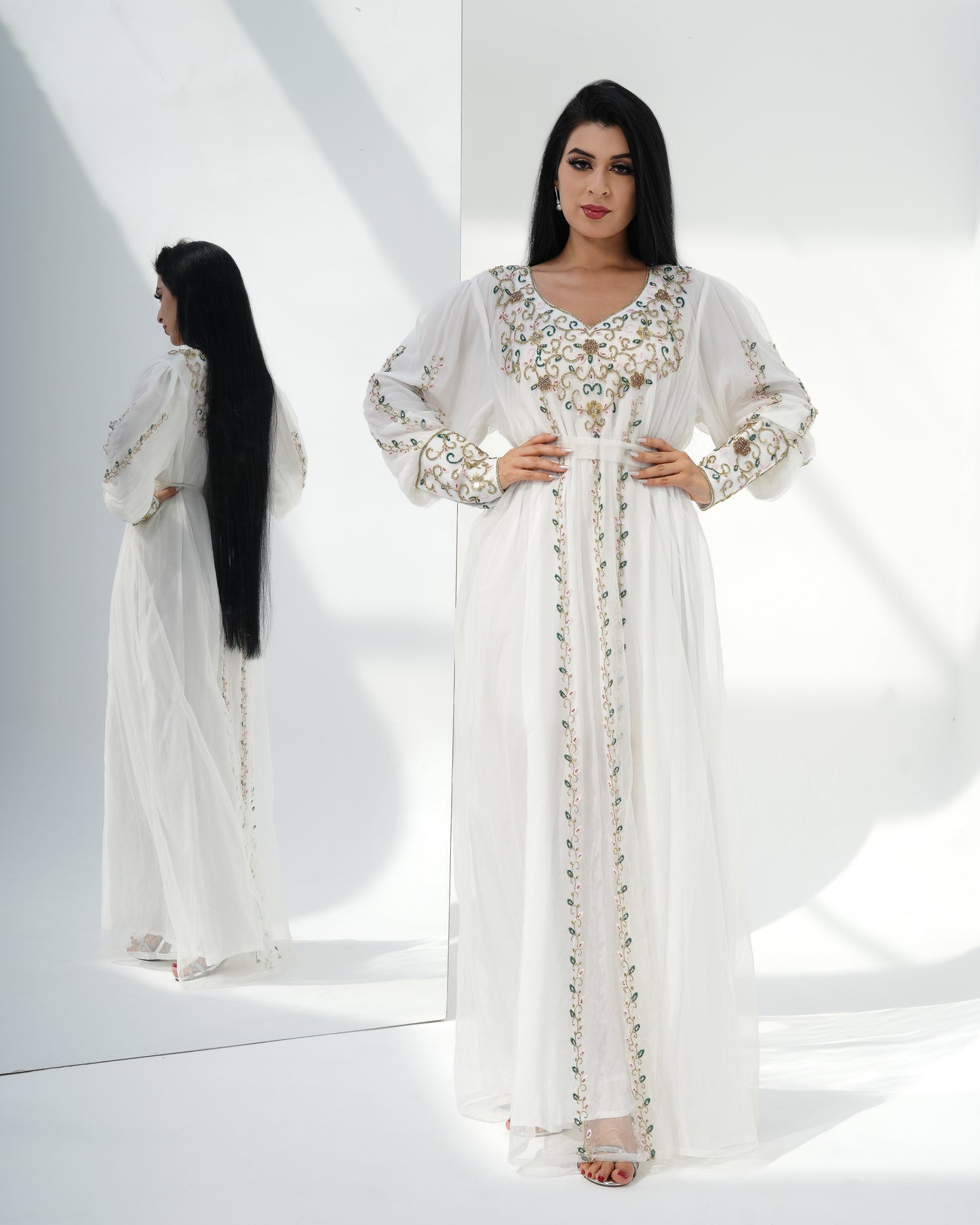 white wonder Louise kaftan