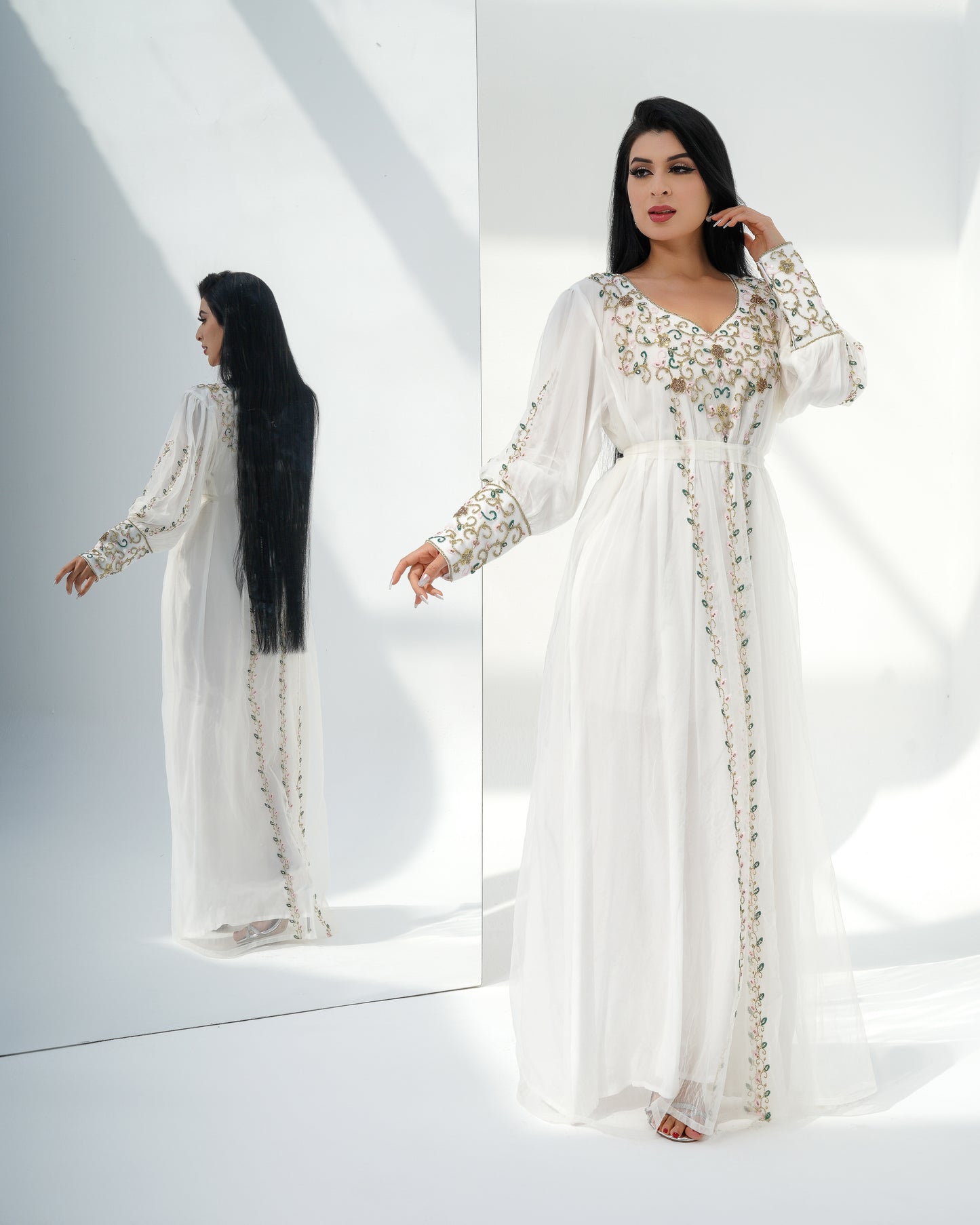 white wonder Louise kaftan