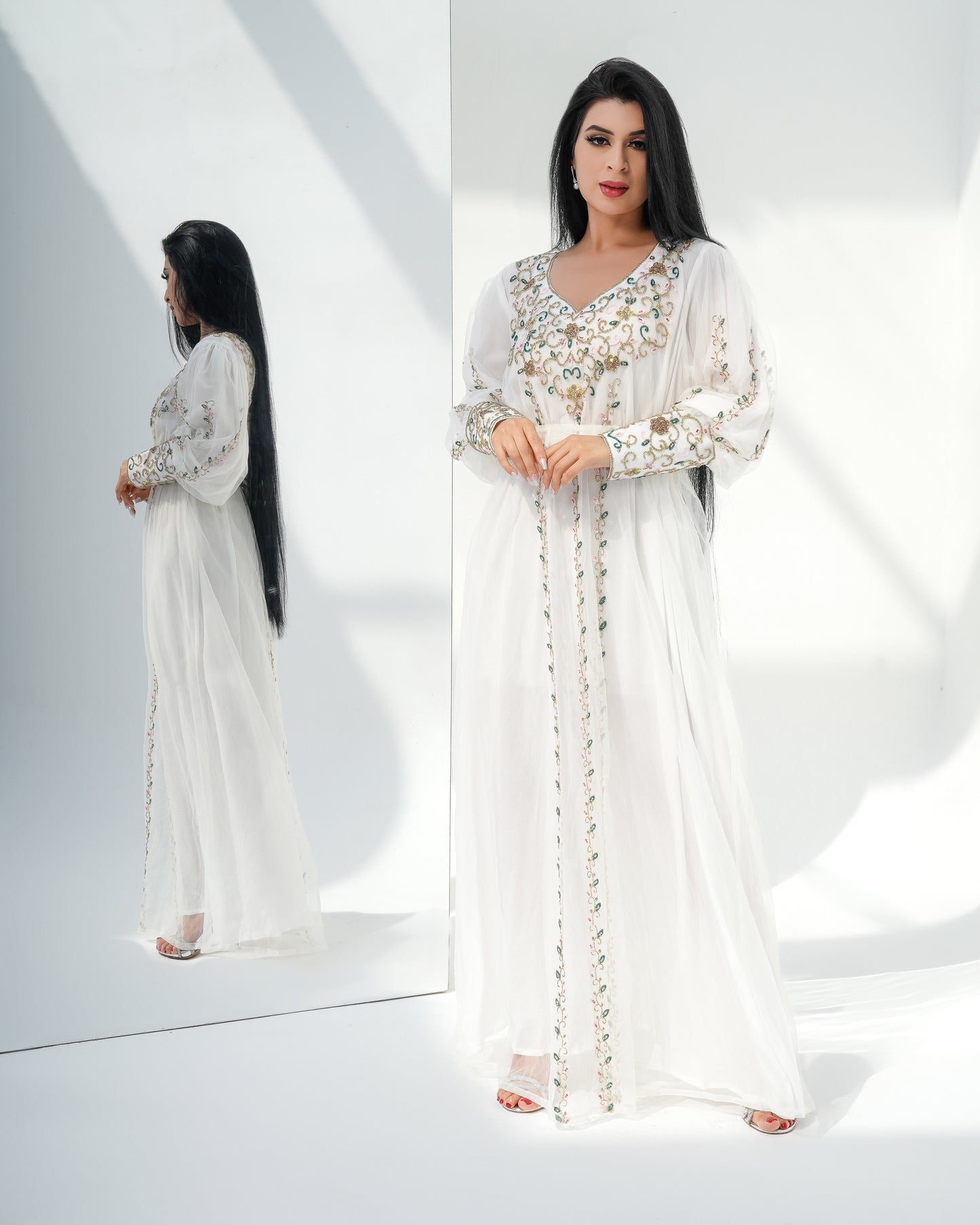 white wonder Louise kaftan