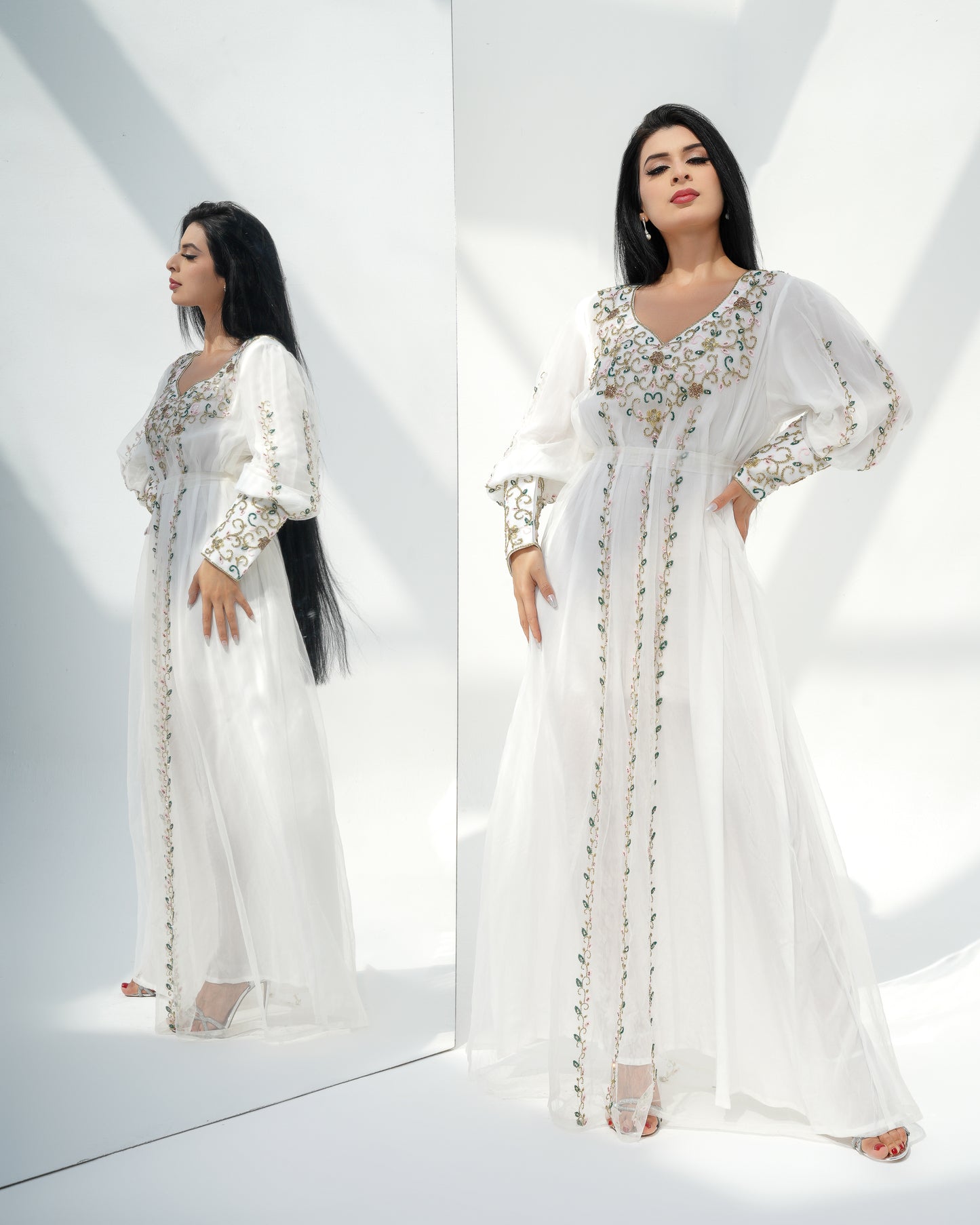 white wonder Louise kaftan