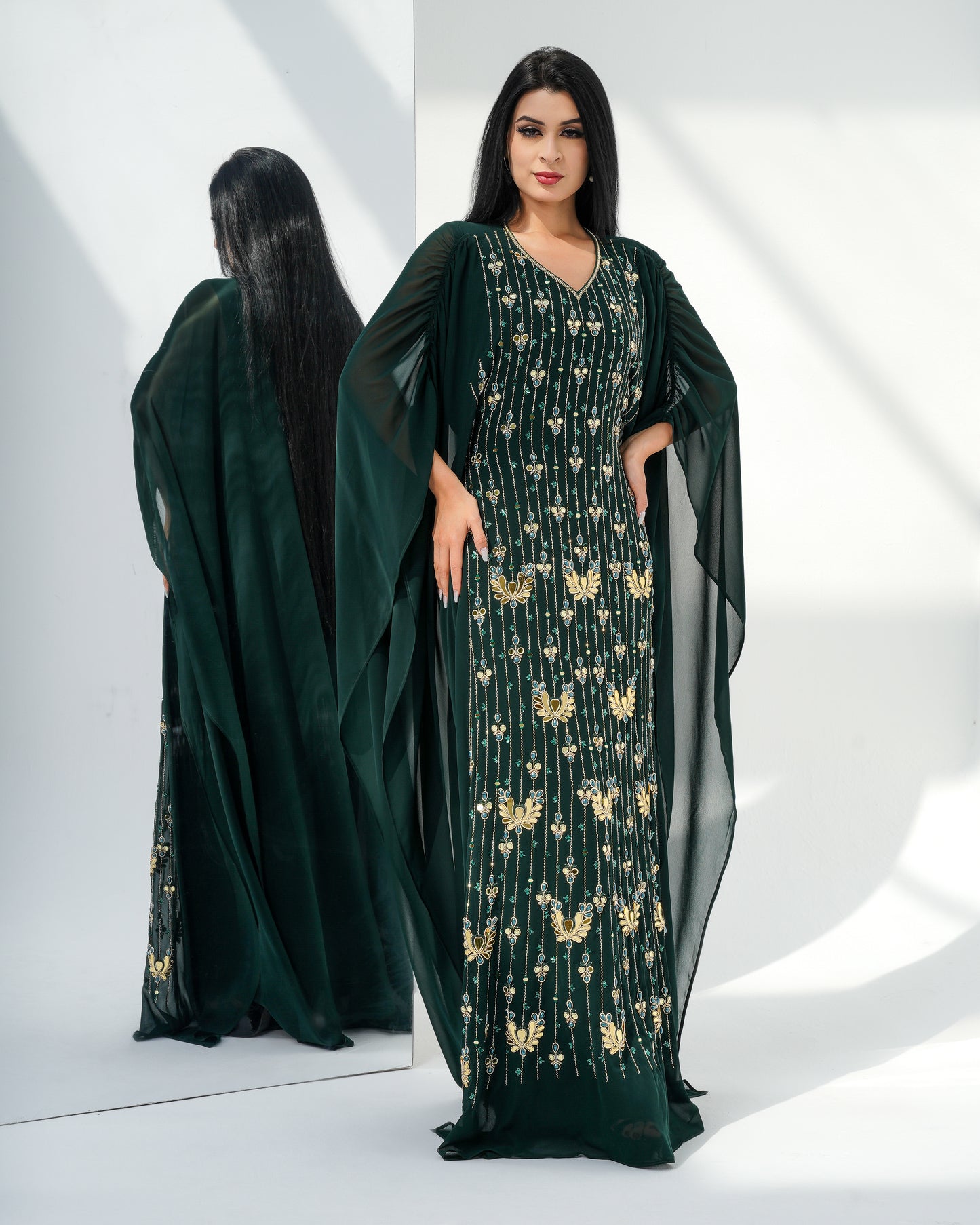 castleton green Louise kaftan