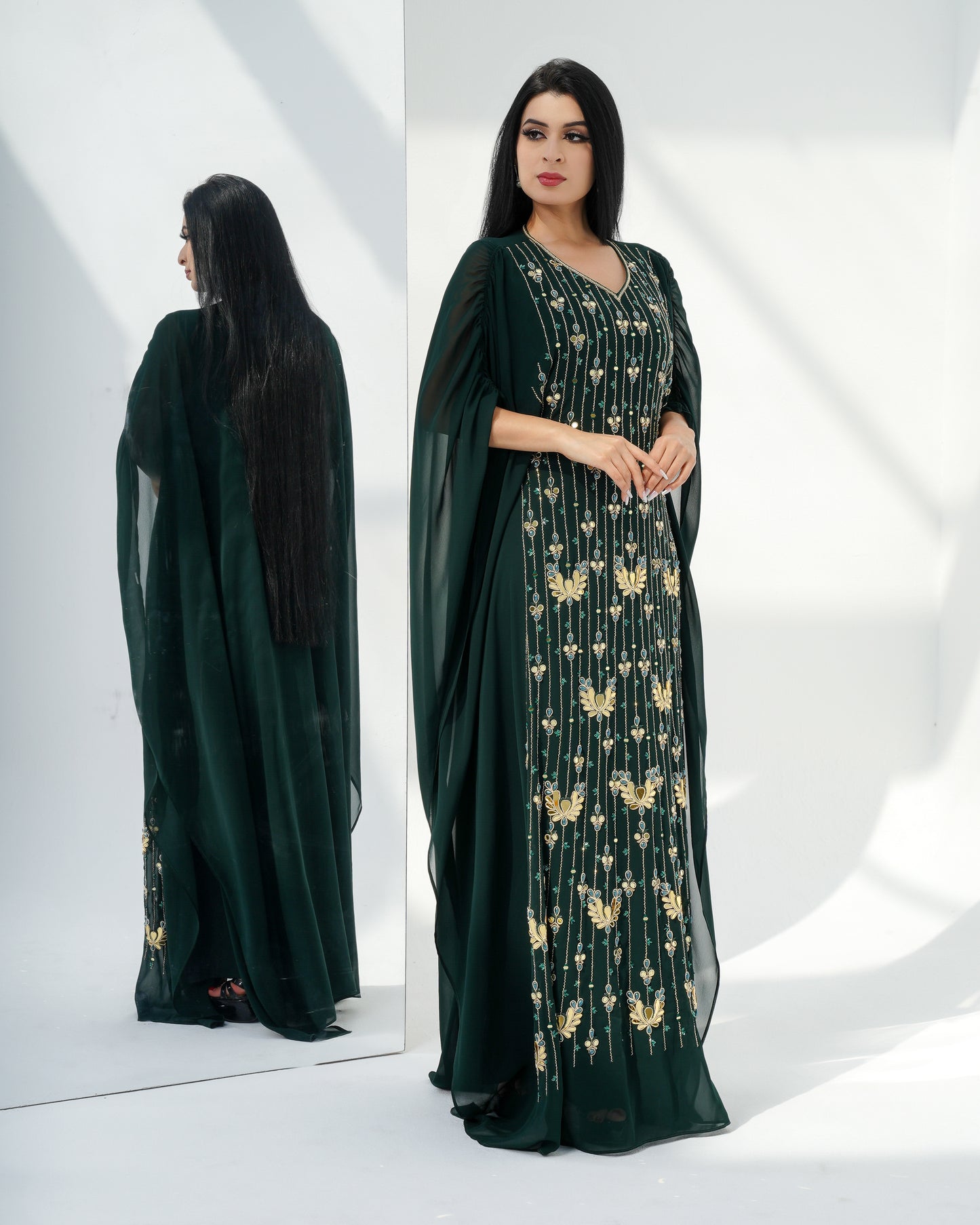 castleton green Louise kaftan