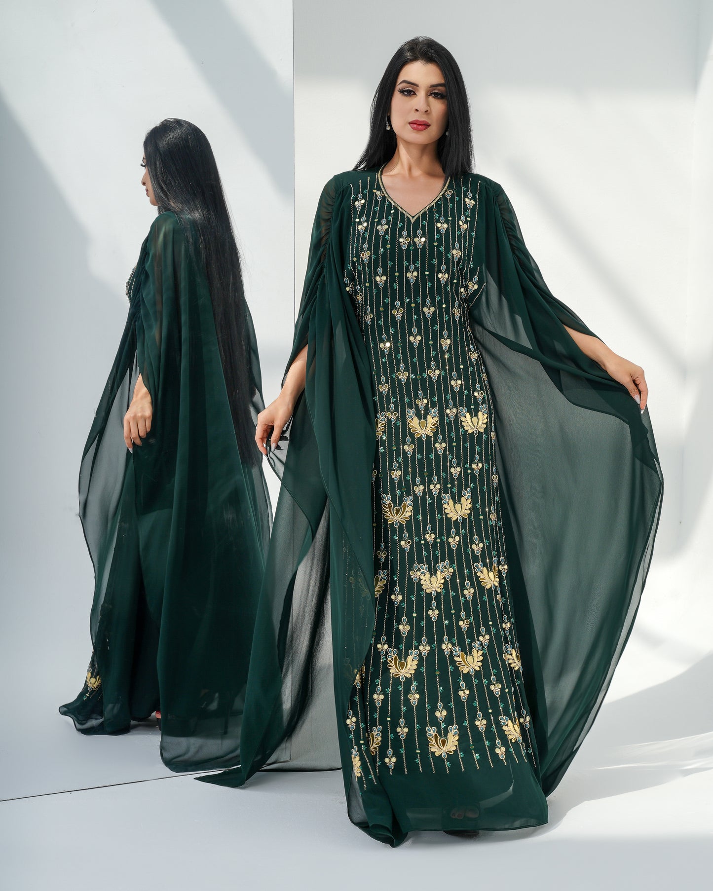 castleton green Louise kaftan