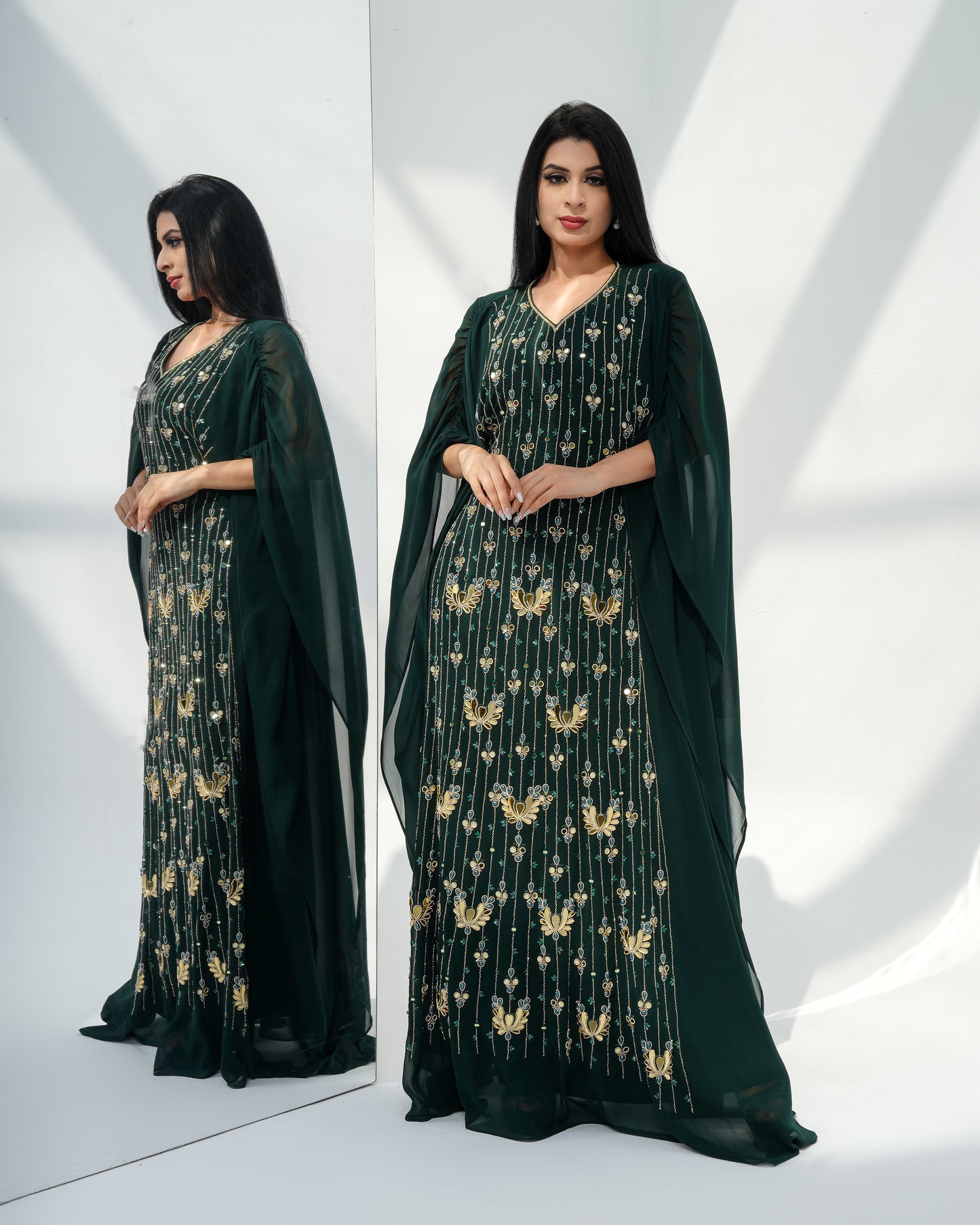castleton green Louise kaftan