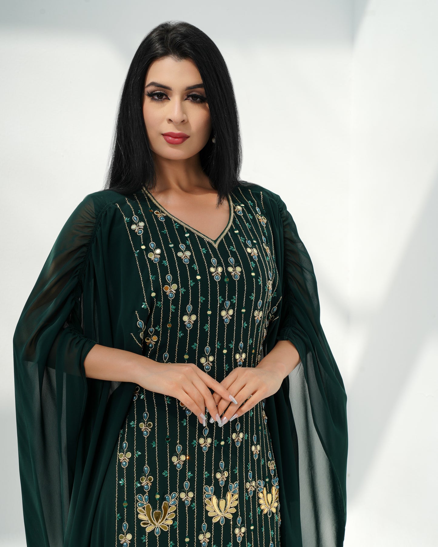 castleton green Louise kaftan