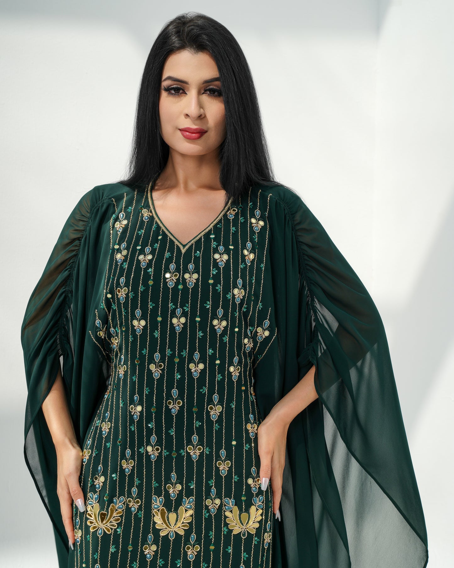 castleton green Louise kaftan