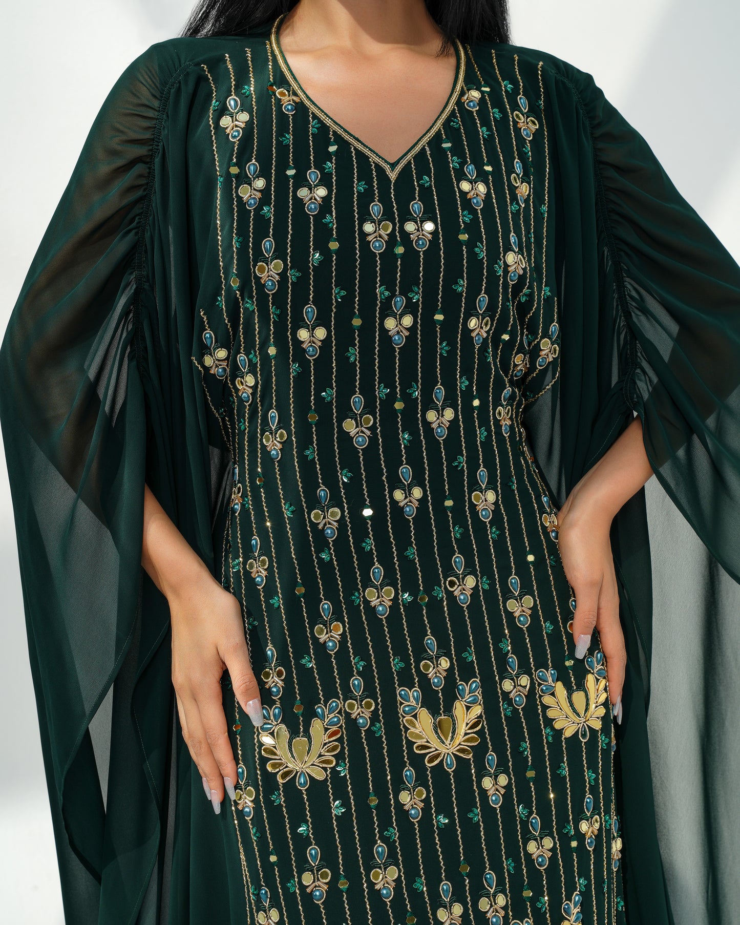 castleton green Louise kaftan
