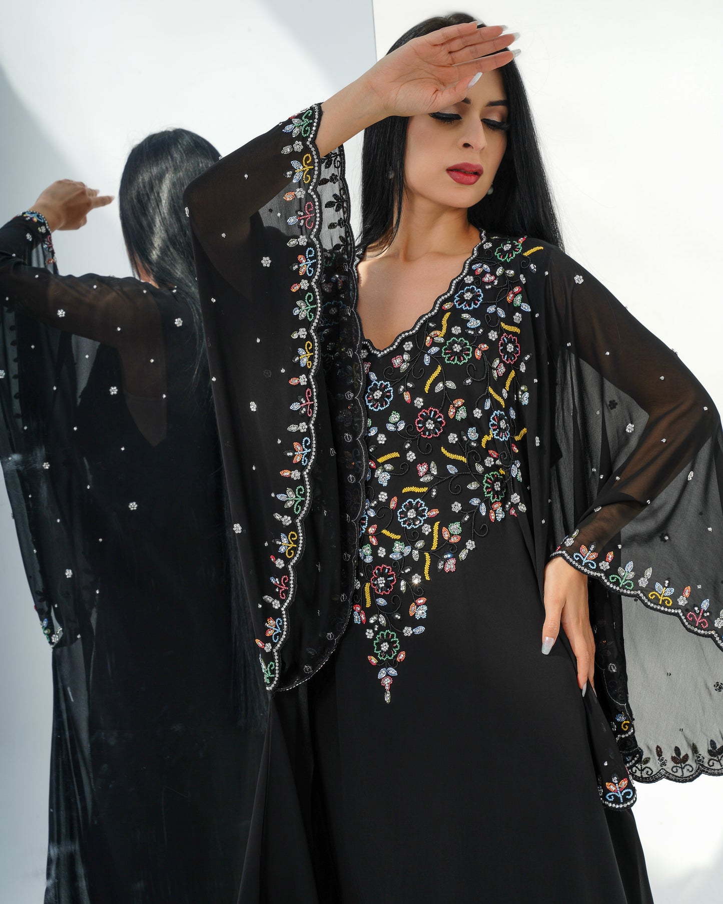 Black widow Louise kaftan
