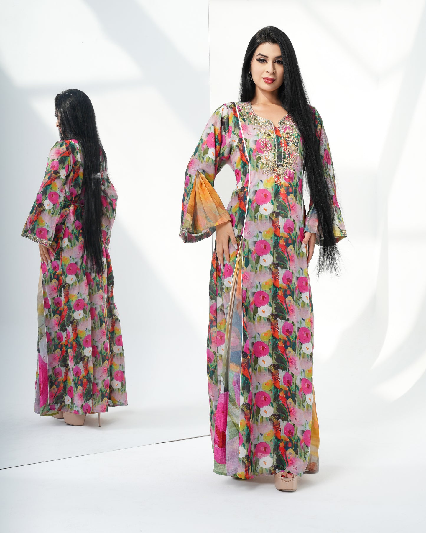 Flower frenzy Louise kaftan