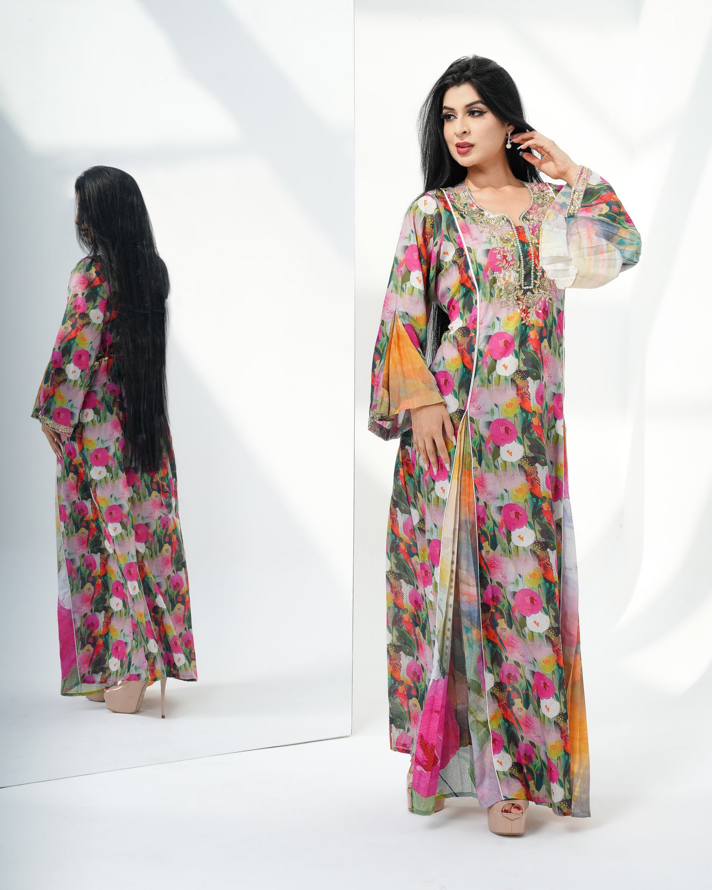 Flower frenzy Louise kaftan