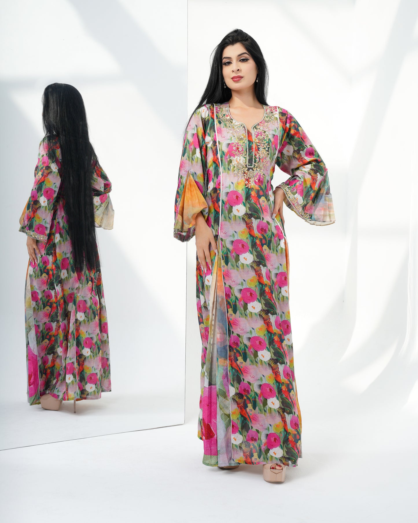 Flower frenzy Louise kaftan