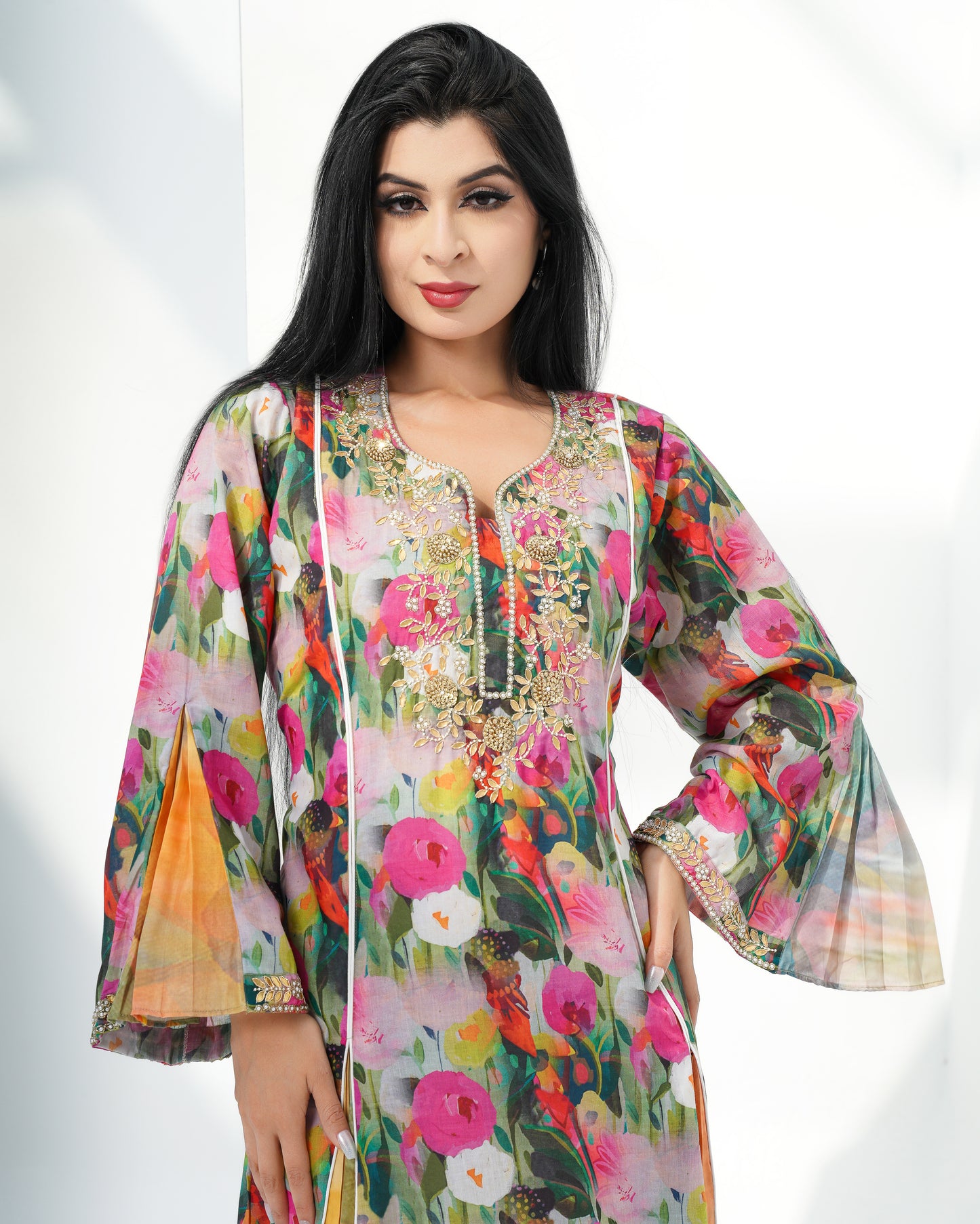 Flower frenzy Louise kaftan