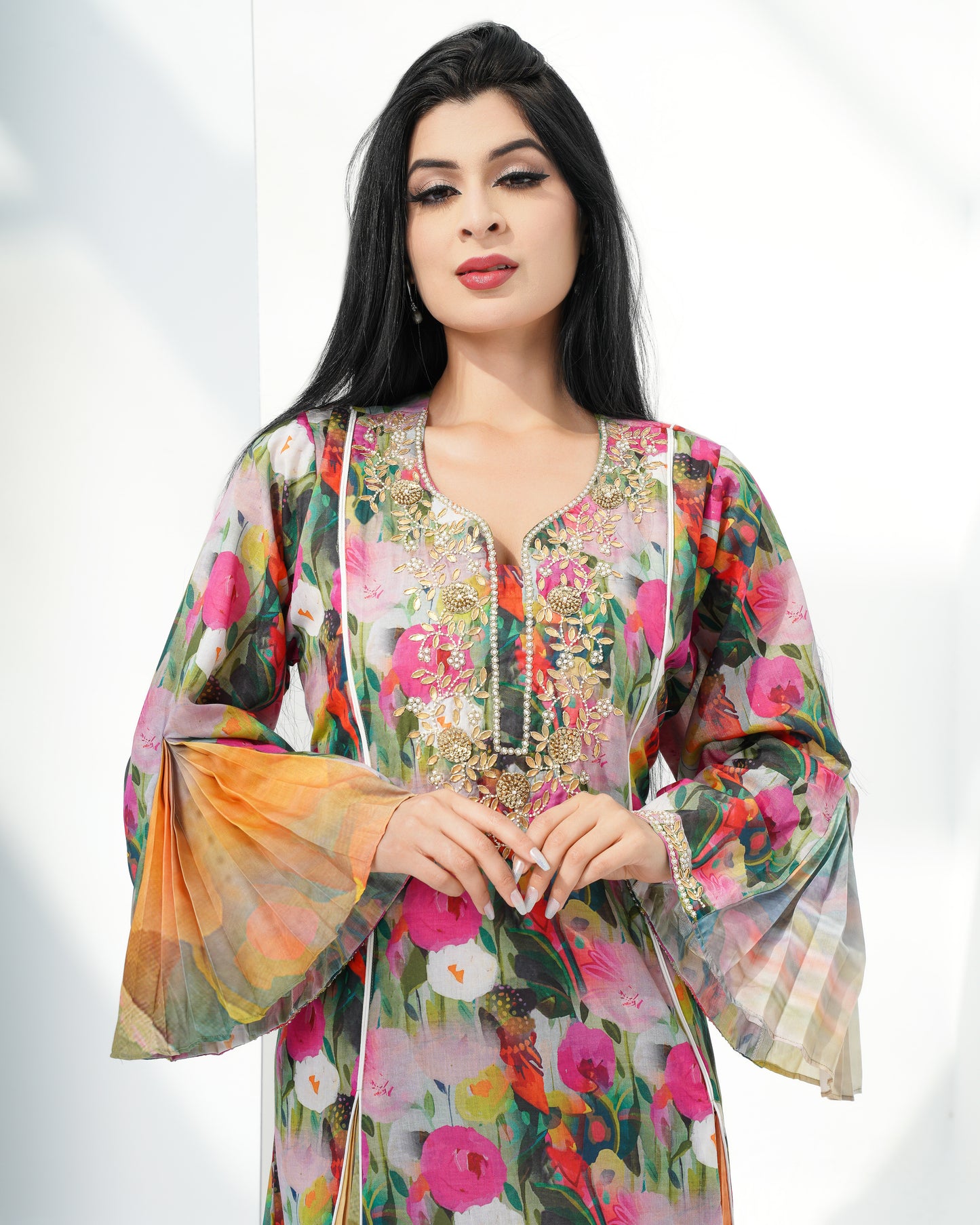 Flower frenzy Louise kaftan