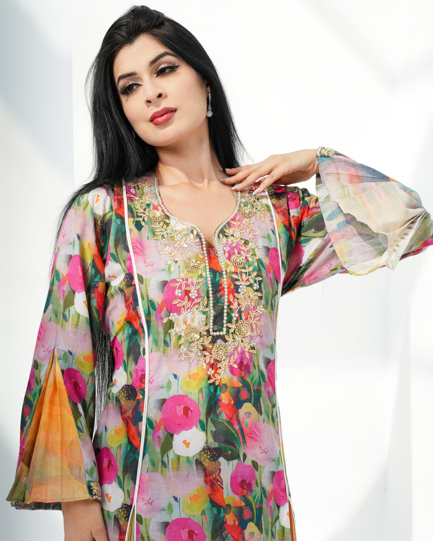 Flower frenzy Louise kaftan