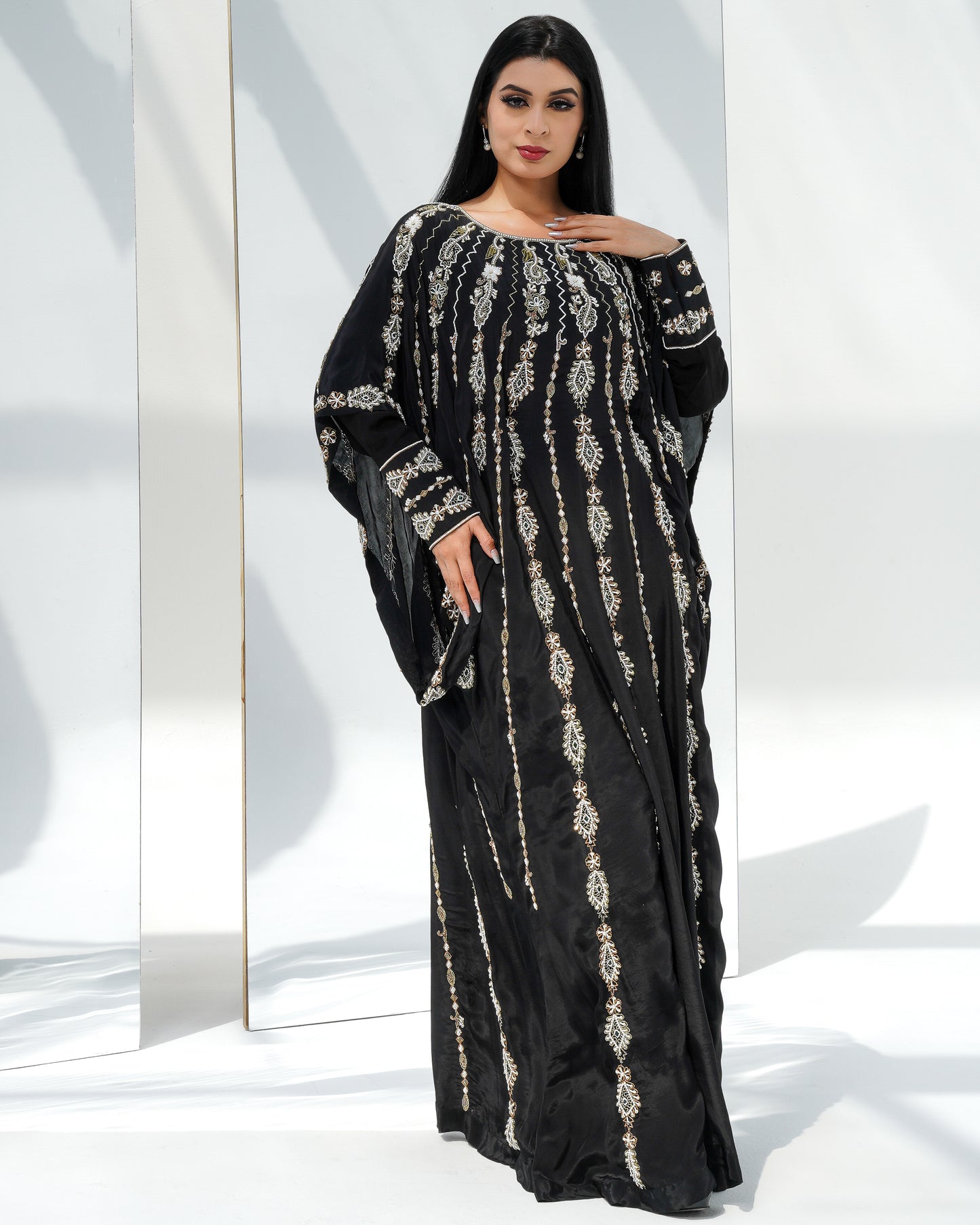Black thobe Louise kaftan