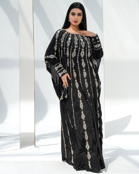 Black thobe Louise kaftan