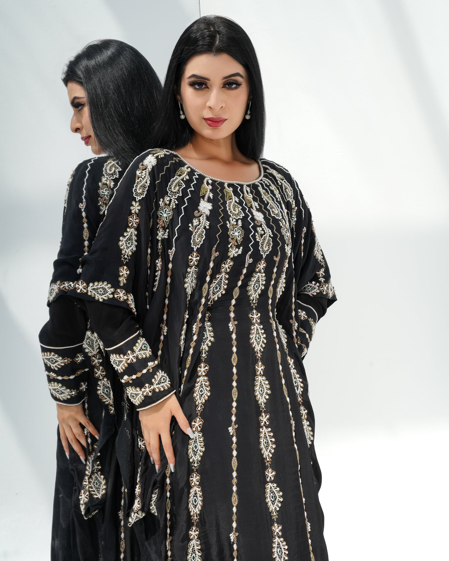Black thobe Louise kaftan