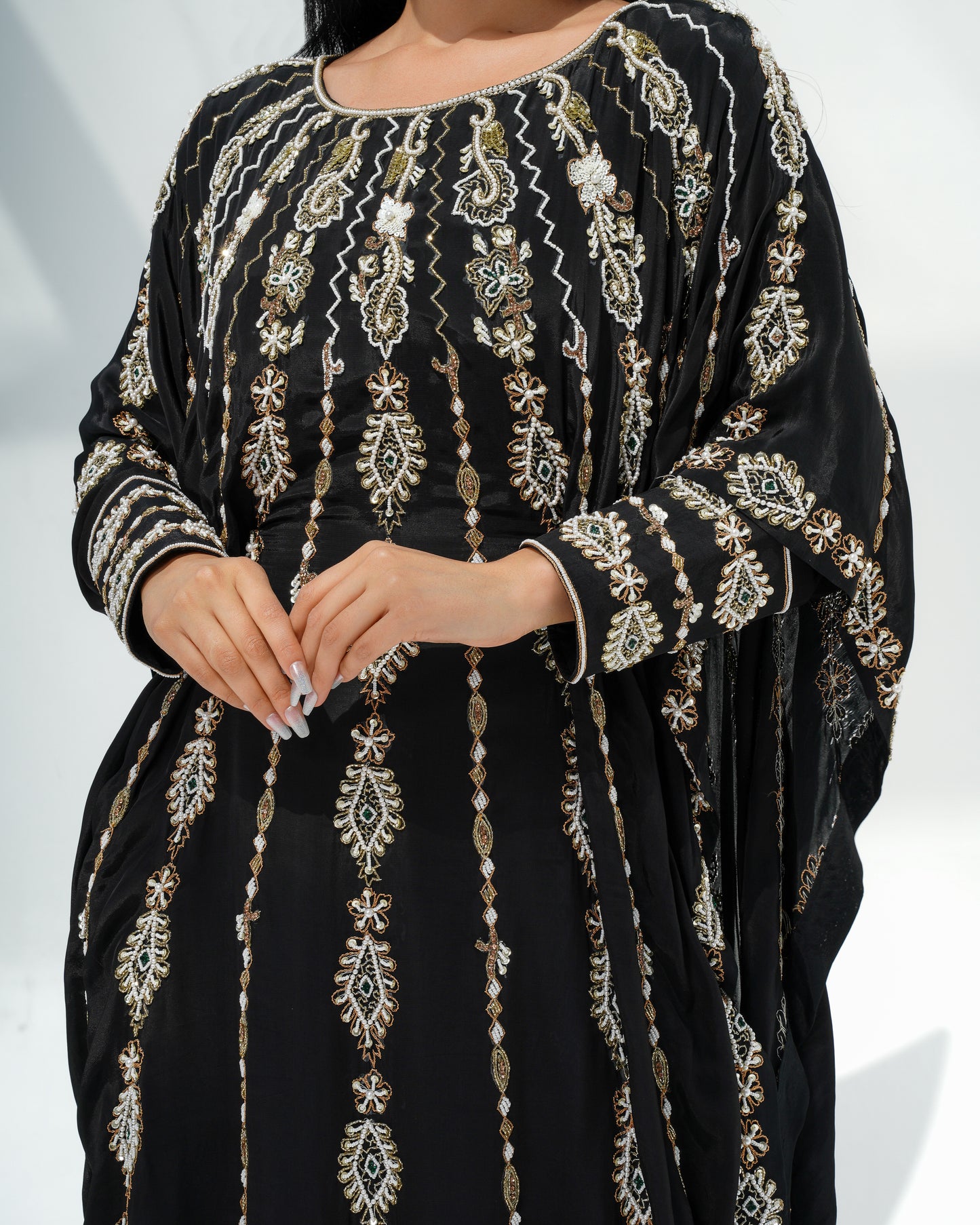 Black thobe Louise kaftan