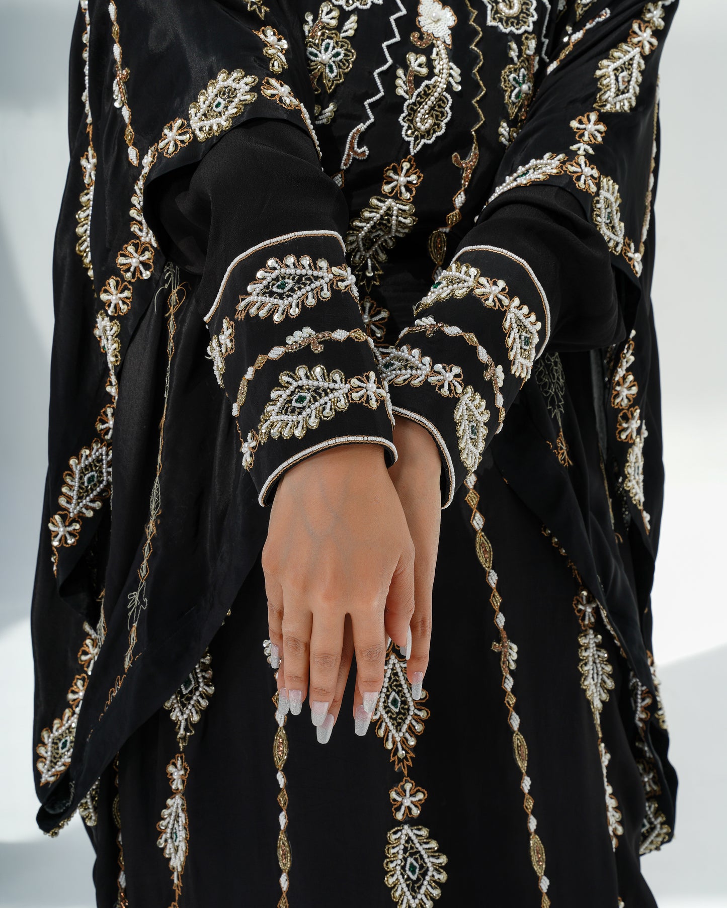 Black thobe Louise kaftan
