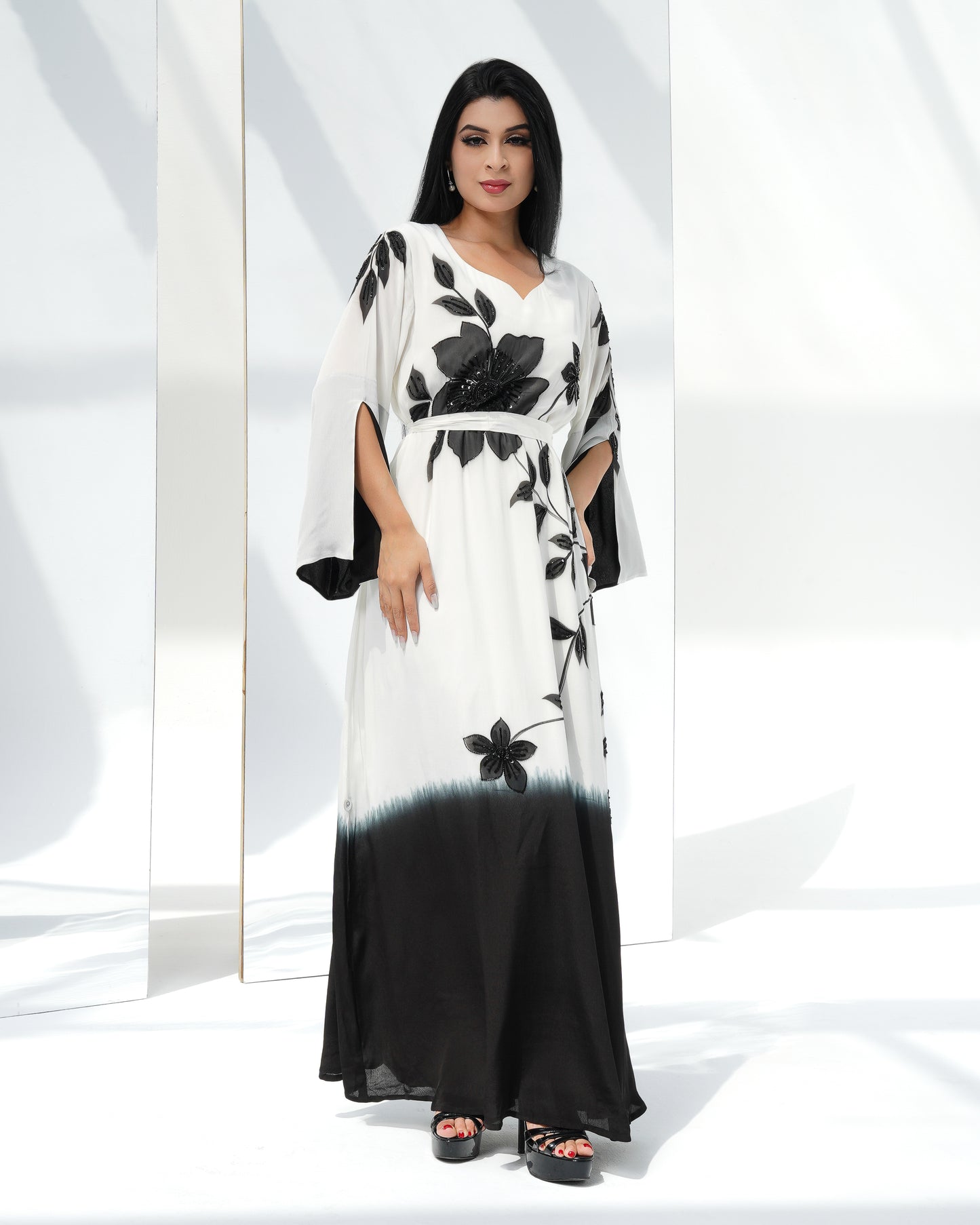two tone Louise kaftan