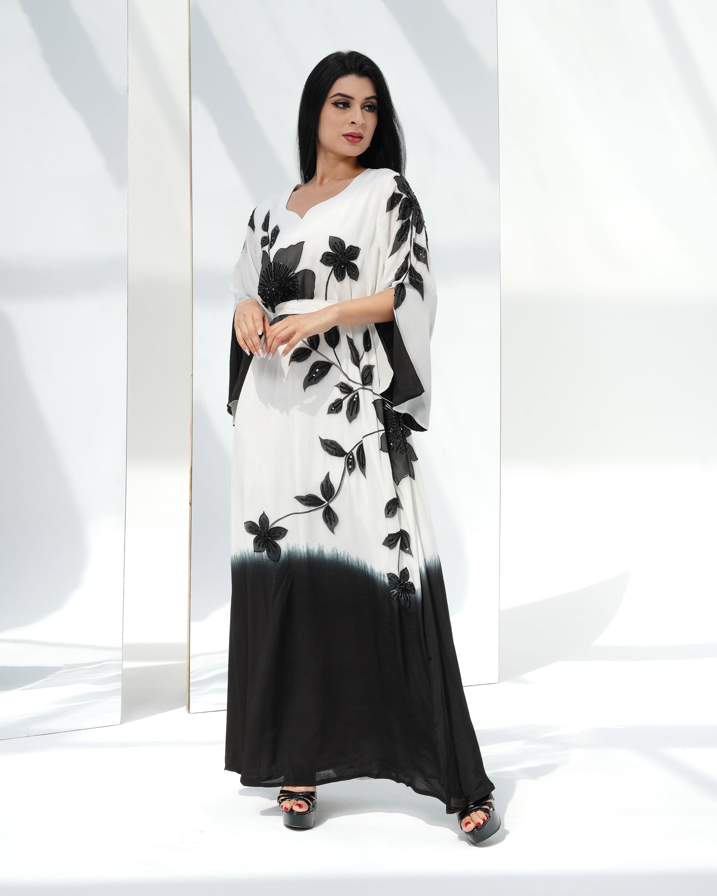 two tone Louise kaftan