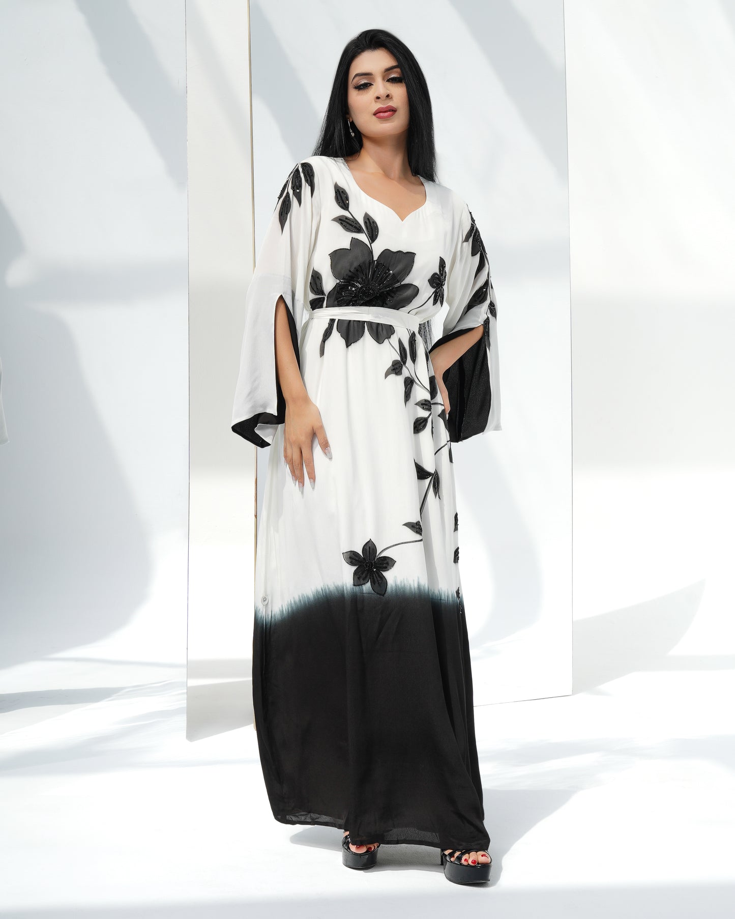 two tone Louise kaftan