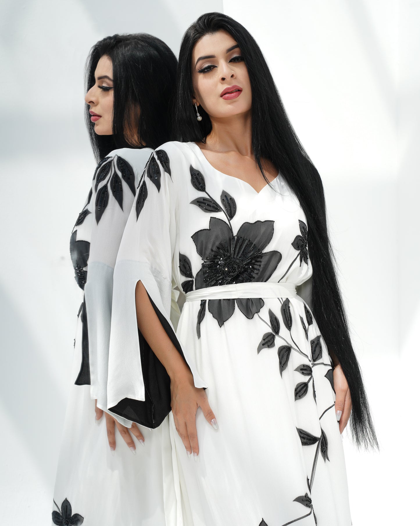 two tone Louise kaftan