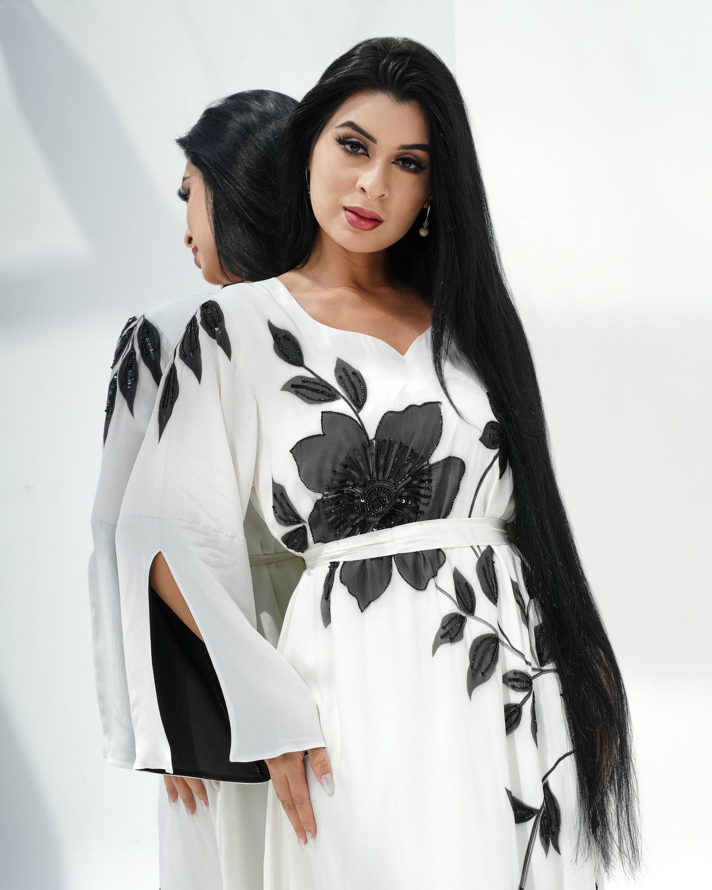 two tone Louise kaftan