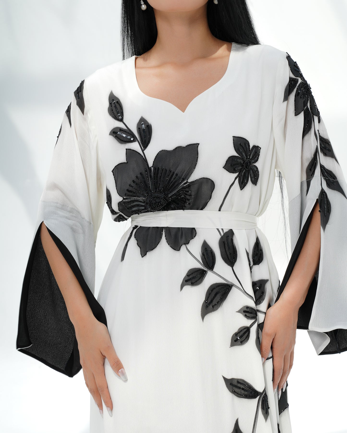 two tone Louise kaftan