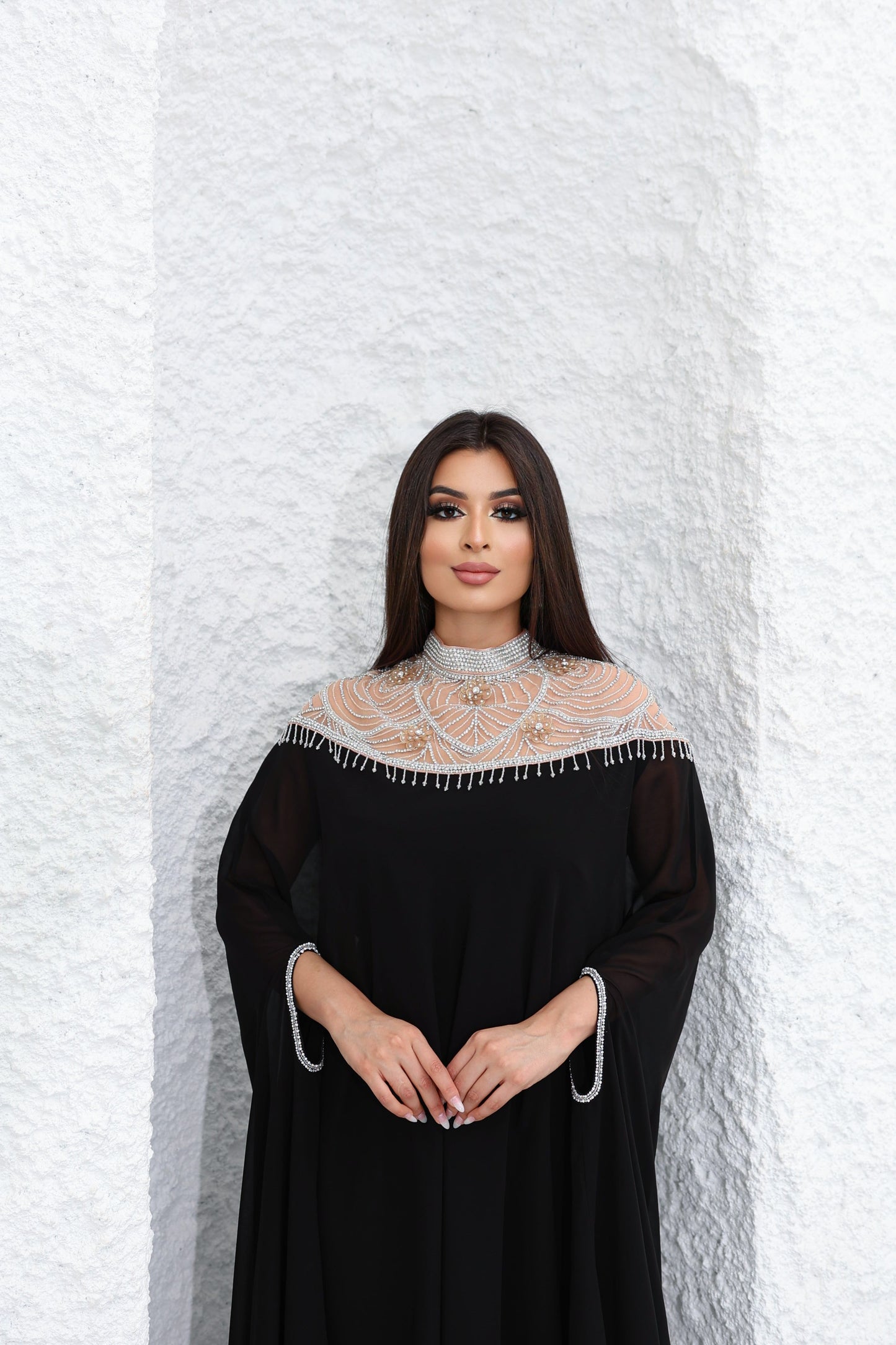 abyss black sena kaftan