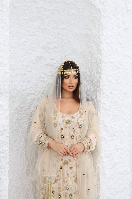 baker beige sena kaftan