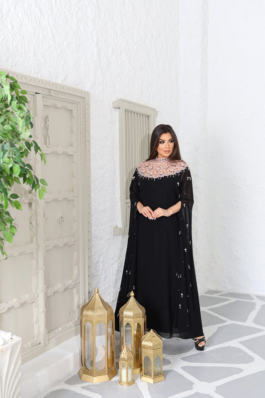 coal black Ka-ah kaftan